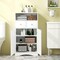 2 Doors Freeestanding Bathroom Floor Cabinet With 2 Drawers And Adjustable Shelves
